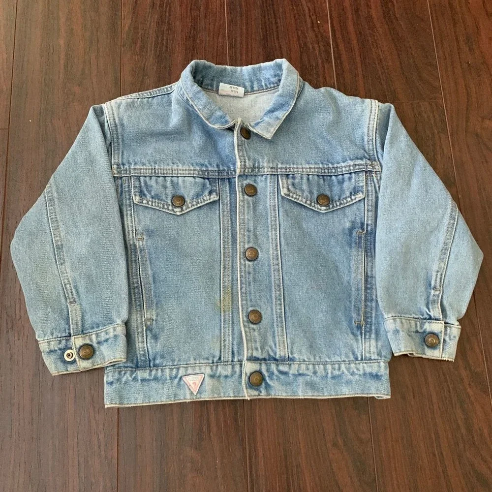 Vintage Guess Jeans denim jacket youth kids 4Y